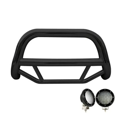 Black Horse MBB-TOD1009-PLFB Black Horse Max Bull Bar Kit - BLKBTOD1009PB