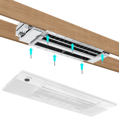 MRCOOL DIY Series 5th Gen OuttaSight 9K BTU 230V One-Way Ceiling Cassette Air Handler -  DIYCASSETTE09HP-230D25-O