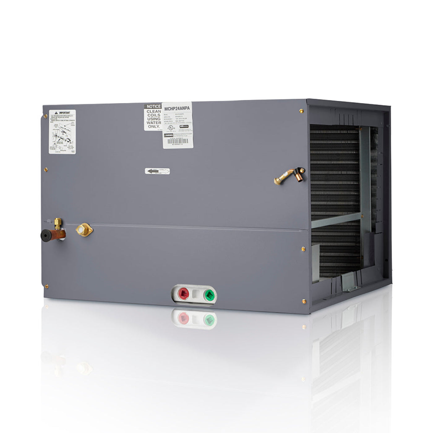 MRCOOL Signature 48K BTU, 4 Ton, 16 SEER, R410A Horizontal Cased Evaporator Coil - 17.5-Inch Cabinet  - MCHP48BNPA