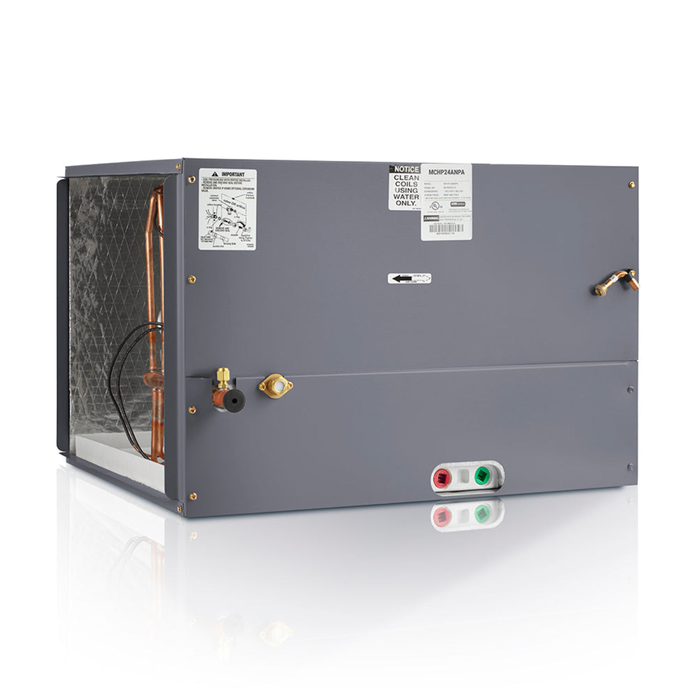 MRCOOL Signature 48K BTU, 4 Ton, 16 SEER, R410A Horizontal Cased Evaporator Coil - 17.5-Inch Cabinet  - MCHP48BNPA