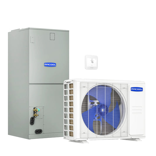 MRCOOL VersaPro 2nd Gen Central Split System with 48K BTU, 4 Ton, 16 SEER2, Heat Pump Condenser and Ducted Air Handler  - MVP-48-HP-230A00-O