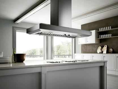 ELICA VAVANO IS Island Range Hood 42" wide - 600CFM in Stainless Steel - EVI642S1