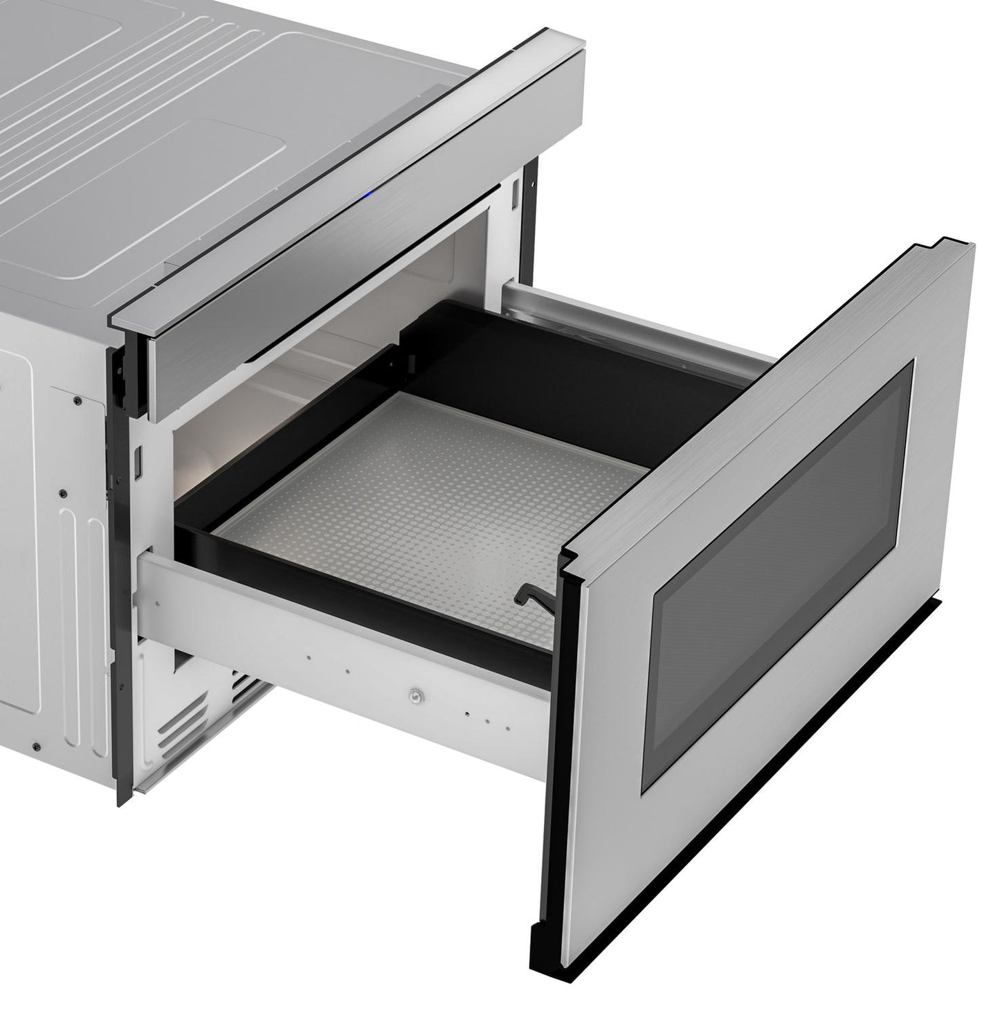 Asko 24 in. 1.2 cu. ft. 950W Sharp in Stainless Steel Smart Easy Wave Open Microwave Drawer Oven - SMD2479JS