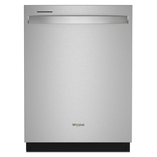WHIRLPOOL 24 in Stainless Steel Dishwasher with AI Intelligent Wash - 47 dBA in Stainless Steel - WDT750SAKZ