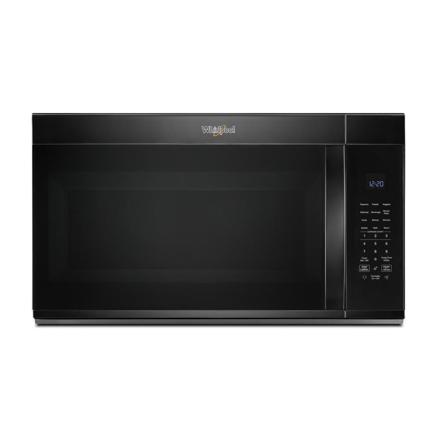 WHIRLPOOL 30-inch Wide Over the Range Microwave with Sensor Cooking - 1.9 cu. ft. Black - WMMS3330RB