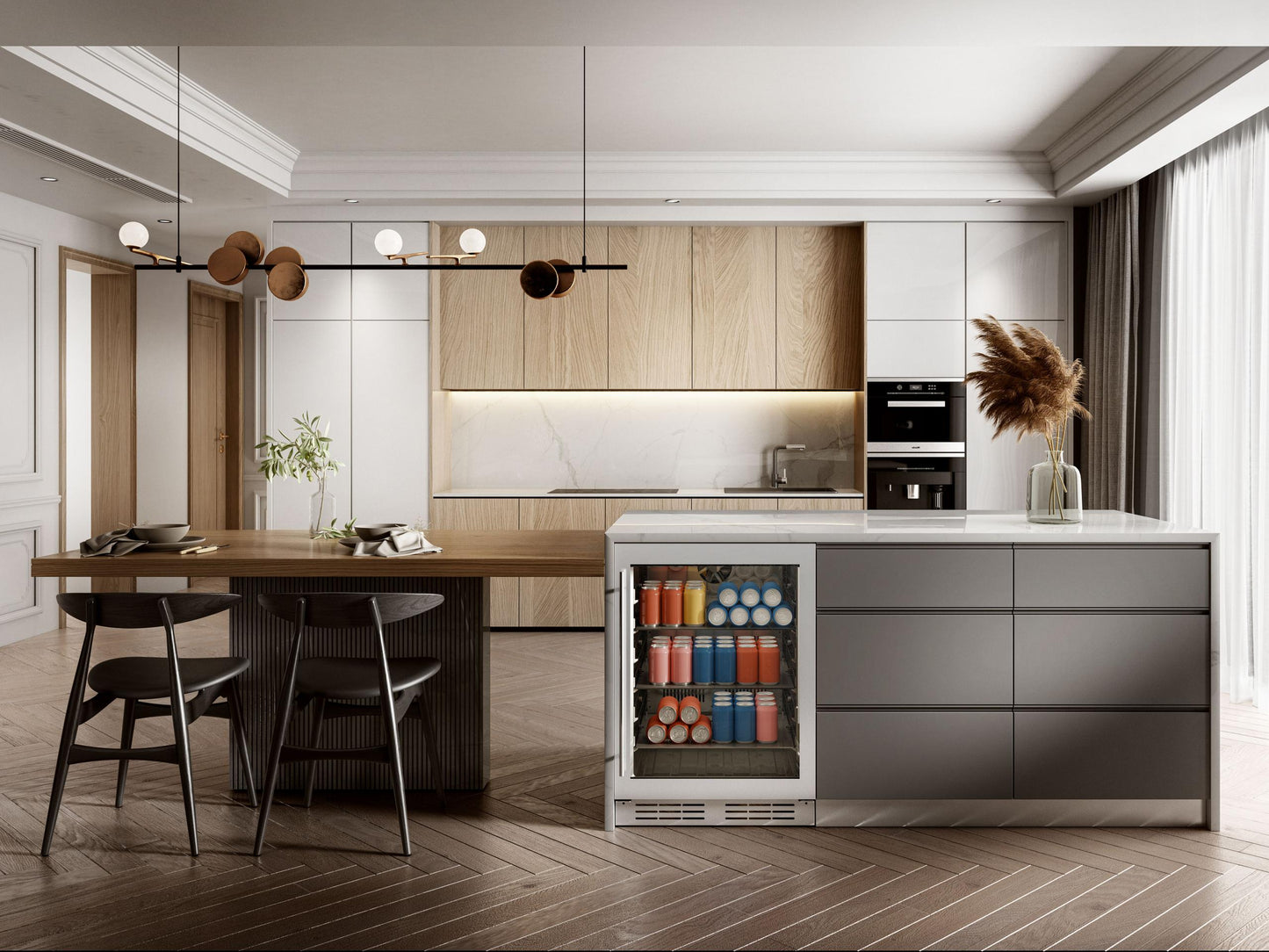ELICA Single Door, Single Zone, Beverage Center Stainless - EBS51SS1