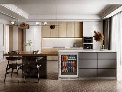 ELICA Single Door, Single Zone, Beverage Center Stainless - EBS51SS1
