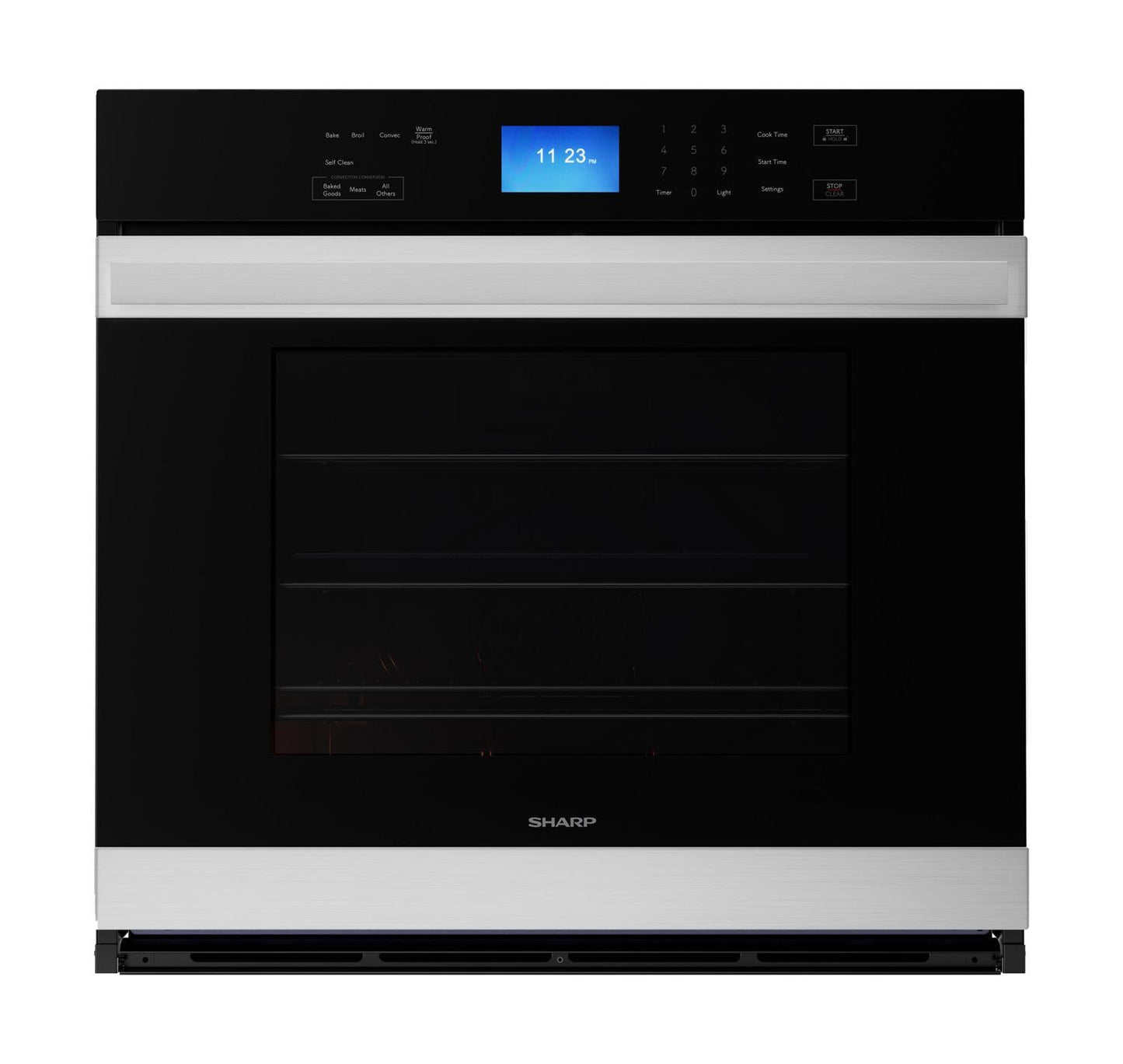 SHARP in Stainless Steel European Convection Built-In Single Wall Oven - SWA3062GS