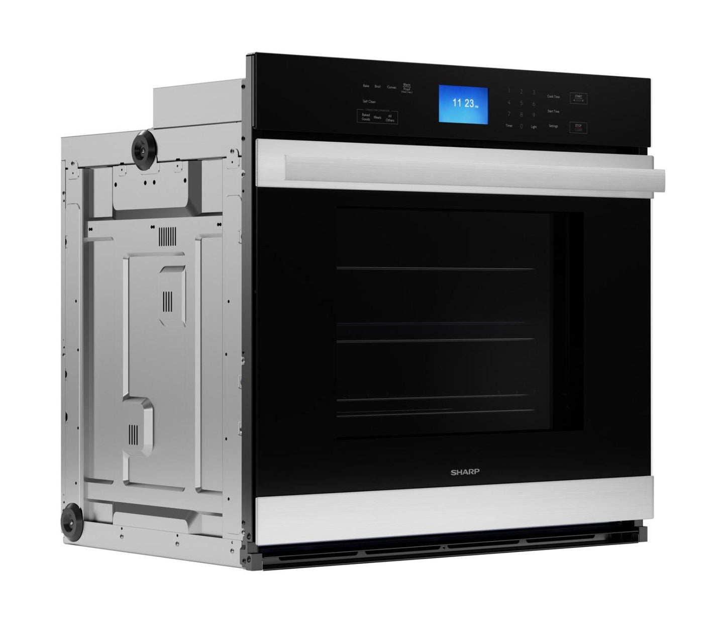 SHARP in Stainless Steel European Convection Built-In Single Wall Oven - SWA3062GS