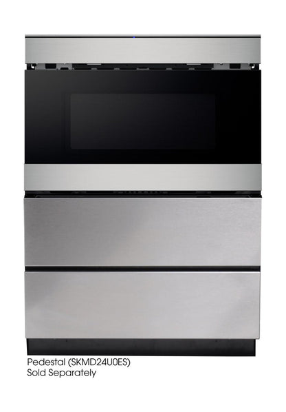 Asko SHARP 24 in. 1.2 cu. ft. 950W Sharp in Stainless Steel Smart Easy Wave Open Microwave Drawer Oven - SMD2489ES