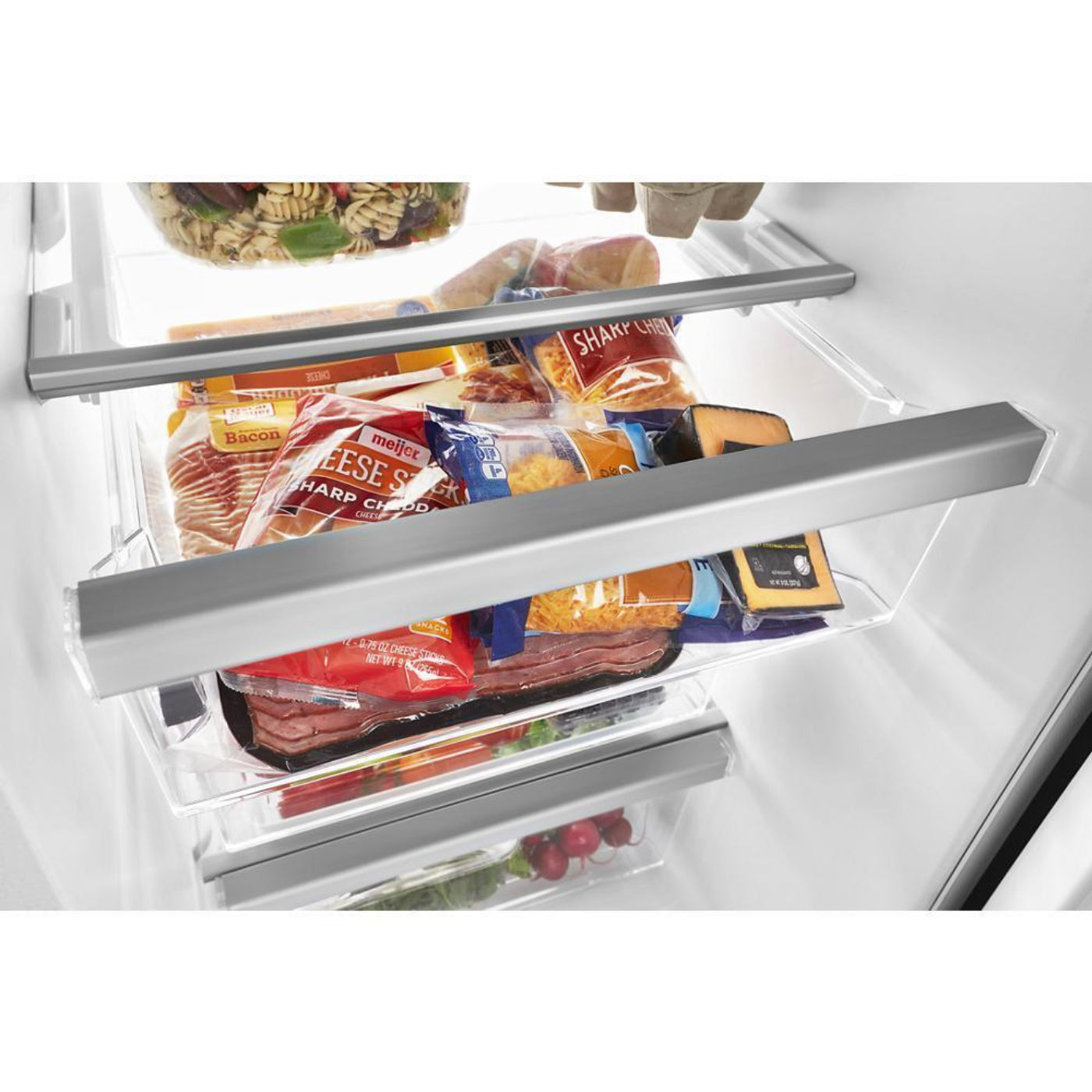 WHIRLPOOL 33-inch Wide Side-by-Side Refrigerator - 21 cu. ft. Black - WRS321SDHB
