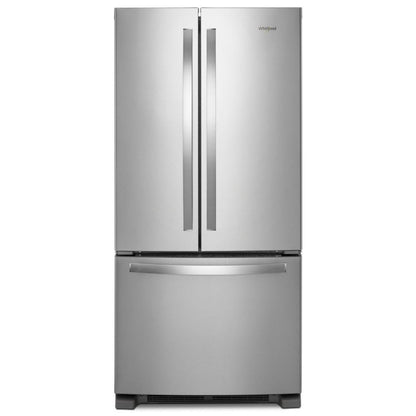 WHIRLPOOL 33-inch Wide French Door Refrigerator - 22 cu. ft. in Stainless Steel - WRFF5333PZ