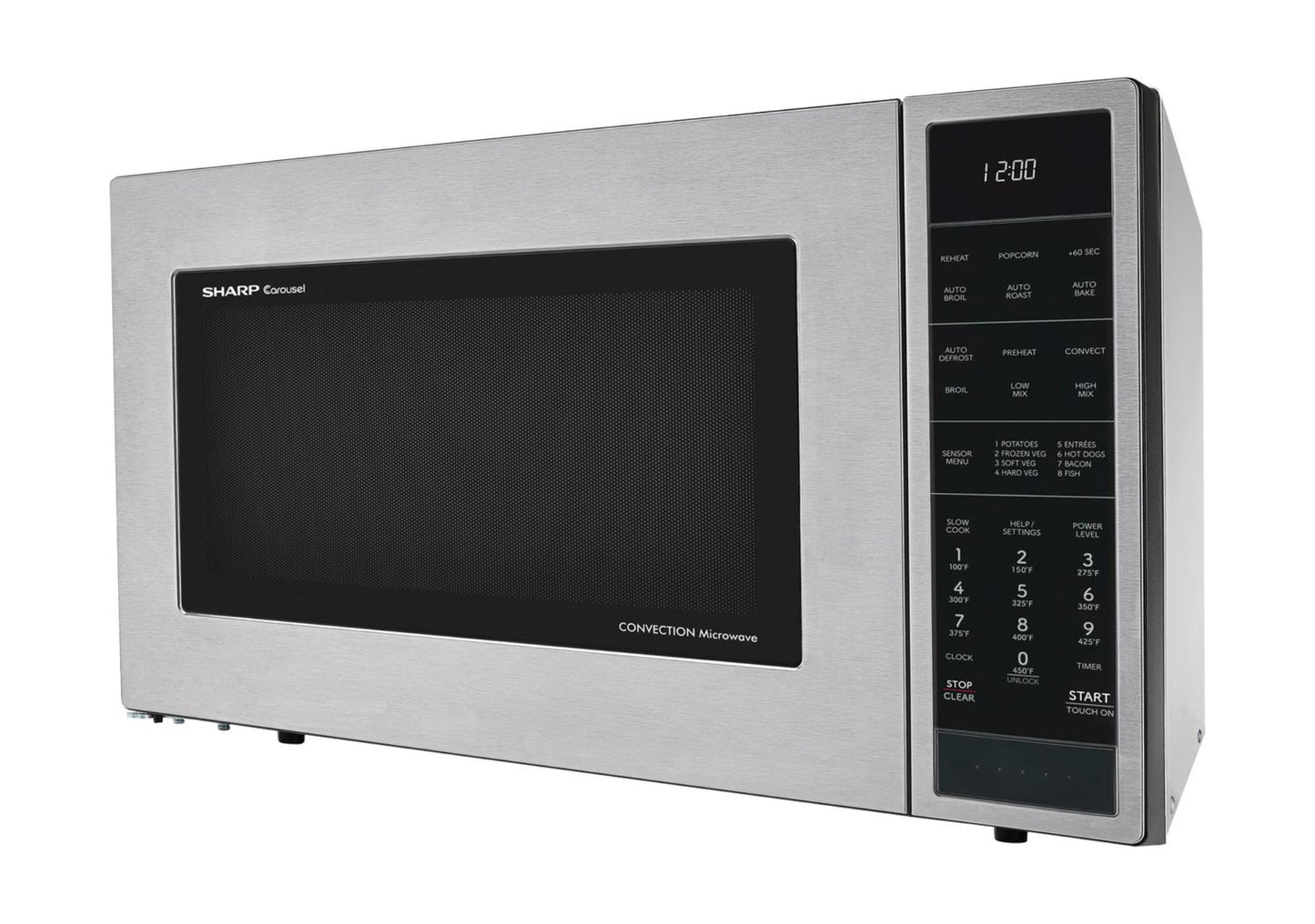 SHARP Sharp 1.5 cu. ft. 900W in Stainless Steel Convection Countertop Microwave Oven - SMC1585KS