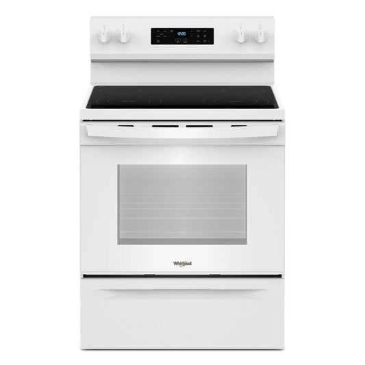 WHIRLPOOL 30-inch Electric Range with Self Clean White - WFES3530RW