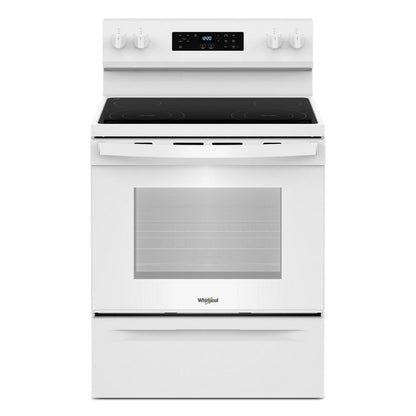 WHIRLPOOL 30-inch Electric Range with Self Clean White - WFES3530RW
