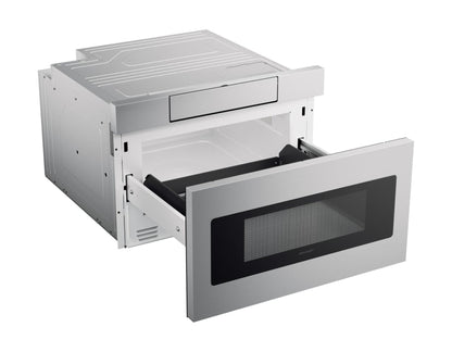 SHARP 24 in. 1.2 cu. ft. 950W Sharp in Stainless Steel Microwave Drawer Oven - SMD2470ASY