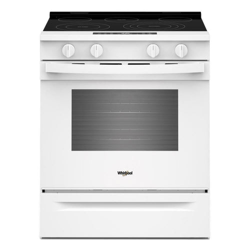 WHIRLPOOL 30-inch Electric Smart Range with Air Cooking Technology White - WSES5030SW