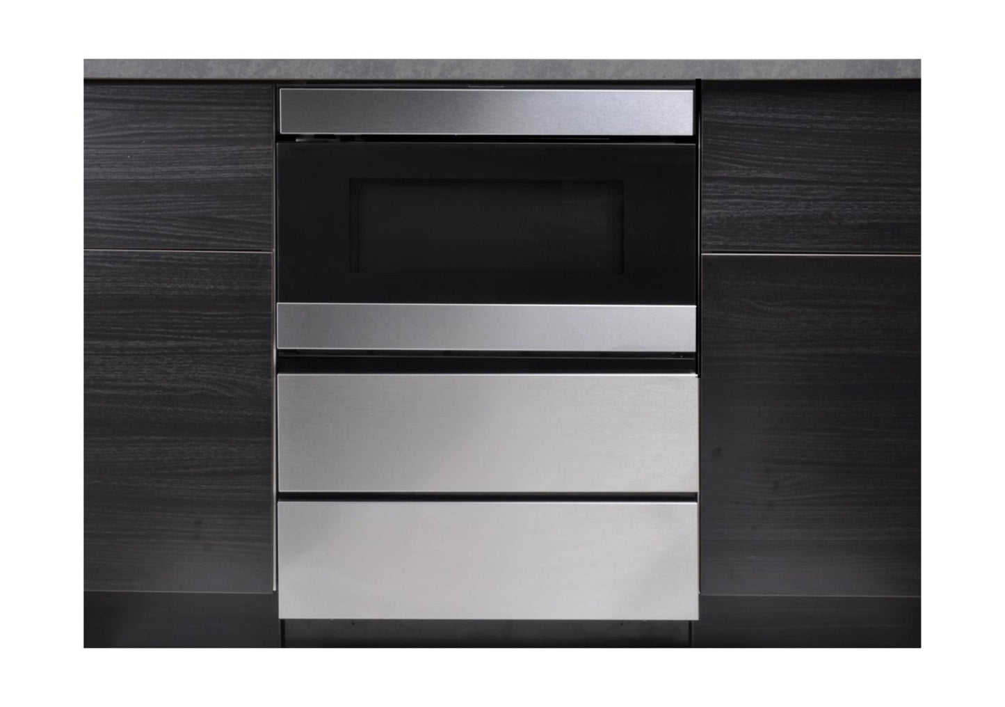SHARP 24 in. Under the Counter Microwave Drawer Oven Pedestal - SKMD24U0ES