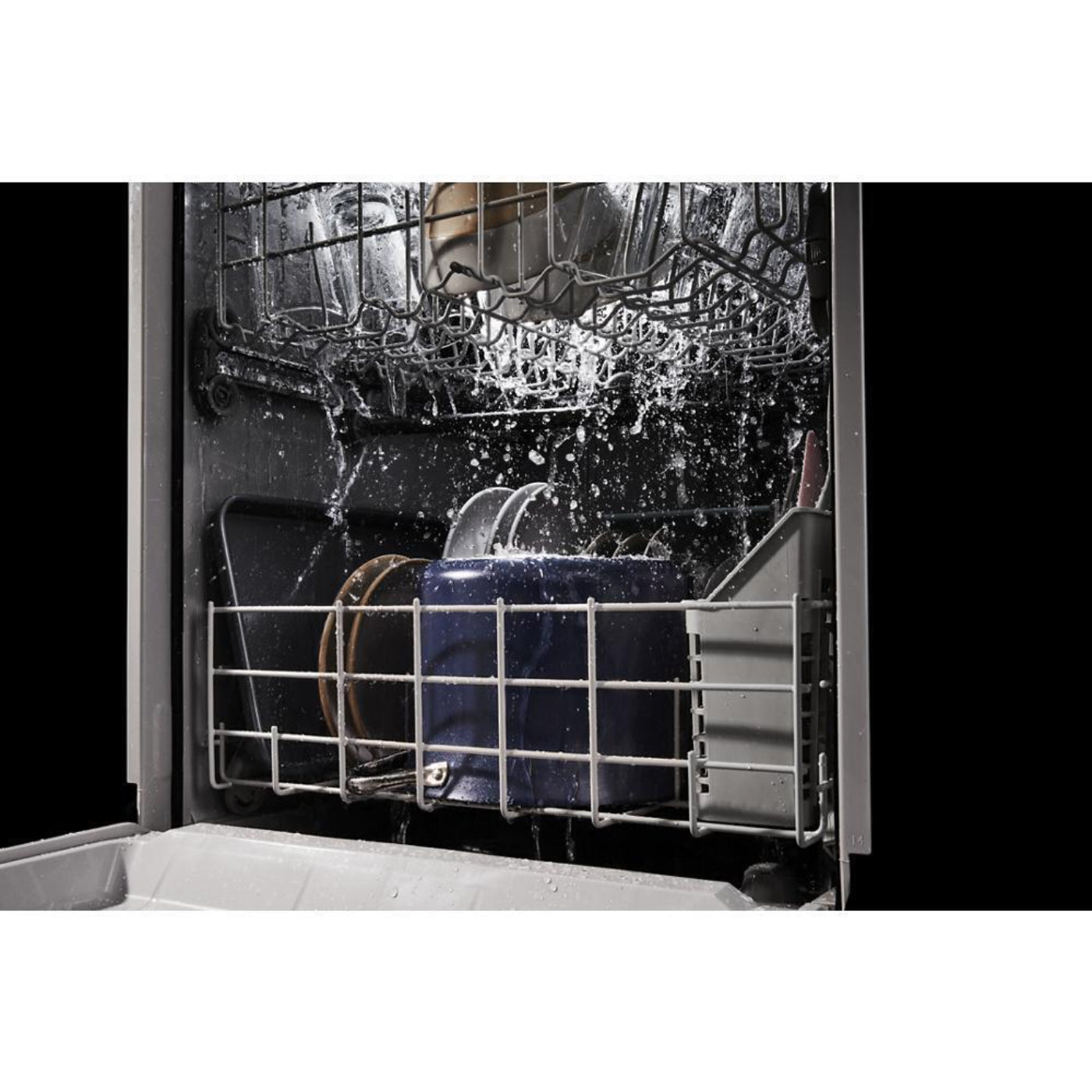 WHIRLPOOL Quiet Dishwasher with Boost Cycle White - WDF341PAPW