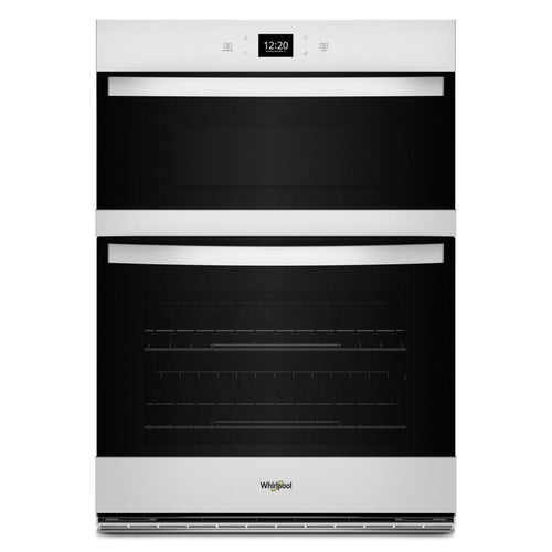 WHIRLPOOL 5.7 Total Cu. Ft. Combo Wall Oven with Air Fry When Connected White - WOEC5027LW