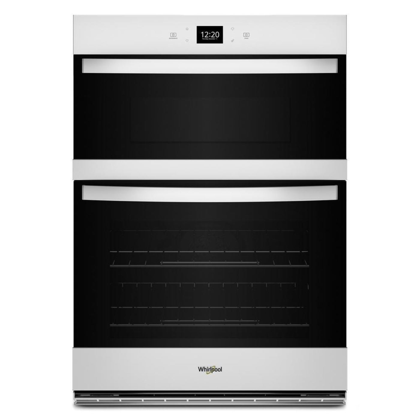 WHIRLPOOL 5.7 Total Cu. Ft. Combo Wall Oven with Air Fry When Connected White - WOEC5027LW