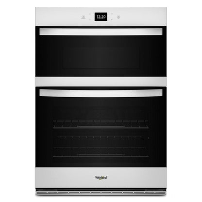 WHIRLPOOL 5.7 Total Cu. Ft. Combo Wall Oven with Air Fry When Connected White - WOEC5027LW