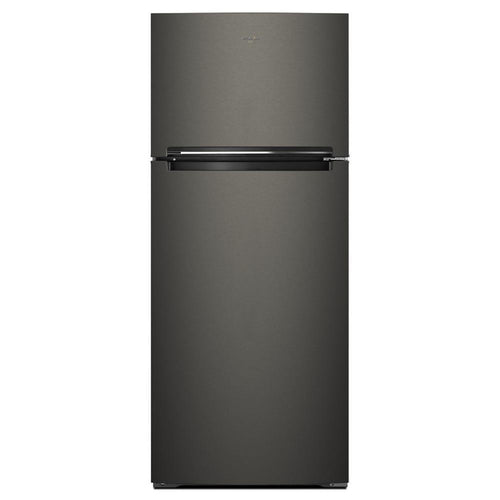 WHIRLPOOL 28-inch Wide Refrigerator Compatible With The EZ Connect Icemaker Kit - 18 Cu. Ft. Black in Stainless Steel - WRT518SZKV