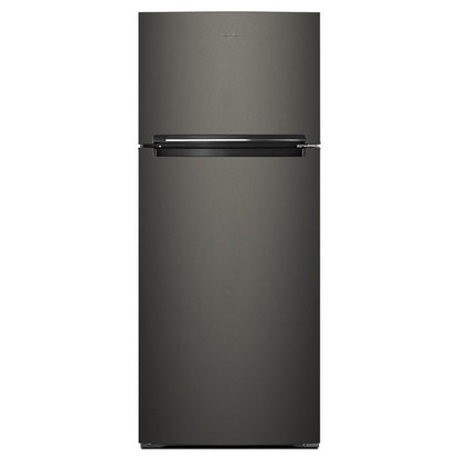 WHIRLPOOL 28-inch Wide Refrigerator Compatible With The EZ Connect Icemaker Kit - 18 Cu. Ft. Black in Stainless Steel - WRT518SZKV