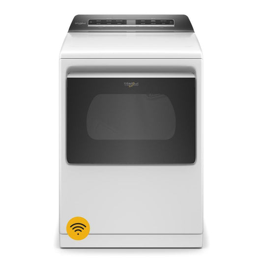 WHIRLPOOL 7.4 cu. ft. Top Load Electric Dryer with Advanced Moisture Sensing White - WED8127LW
