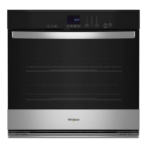 WHIRLPOOL 30-Inch Single Self-Cleaning Wall Oven - 5.0 Cu. Ft. Stainless - WOES3030LS