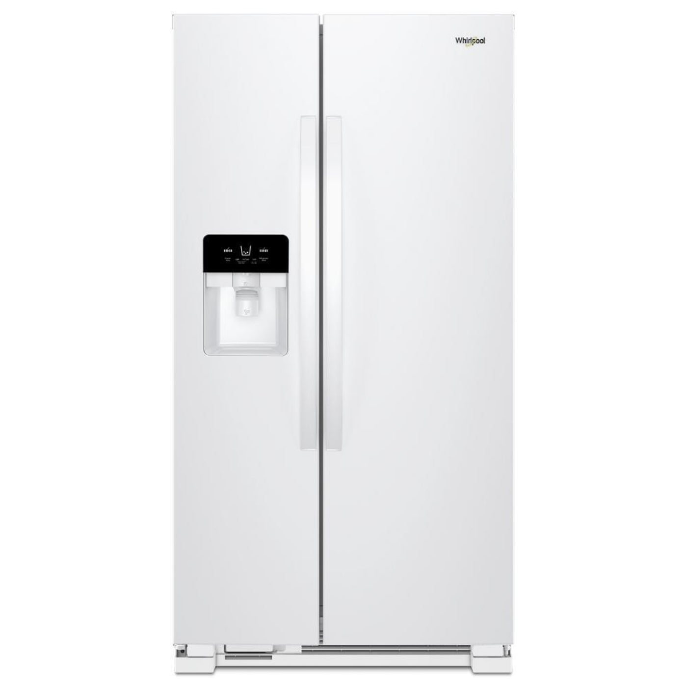WHIRLPOOL 33-inch Wide Side-by-Side Refrigerator - 21 cu. ft. White - WRS321SDHW