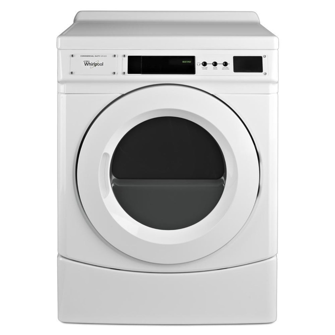 WHIRLPOOL COMMERCIAL 27" Commercial Electric Front-Load Dryer, Non-Vend White - CED9160GW