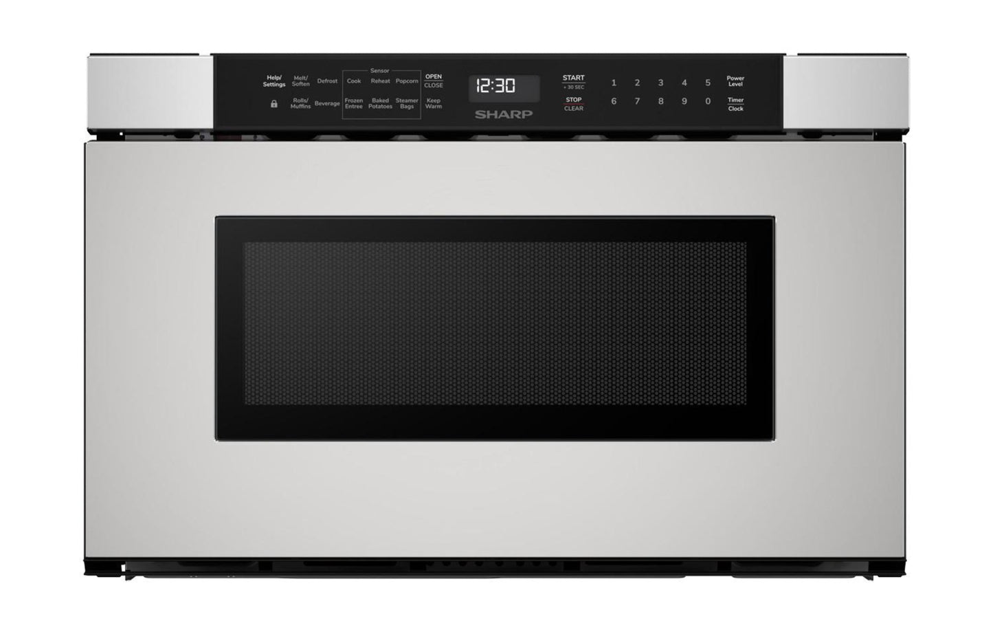 Asko SHARP 24 in. 1.2 cu. ft. Built-In in Stainless Steel Microwave Drawer Oven - SMD2440JS