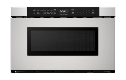Asko SHARP 24 in. 1.2 cu. ft. Built-In in Stainless Steel Microwave Drawer Oven - SMD2440JS