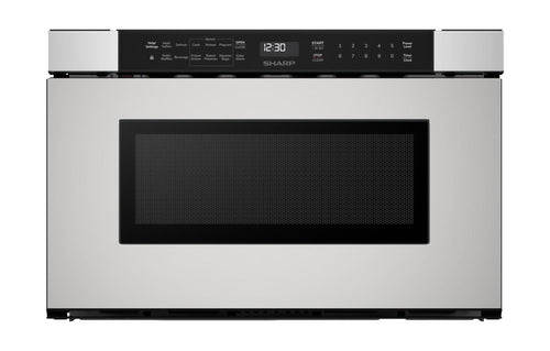 Asko SHARP 24 in. 1.2 cu. ft. Built-In in Stainless Steel Microwave Drawer Oven - SMD2440JS