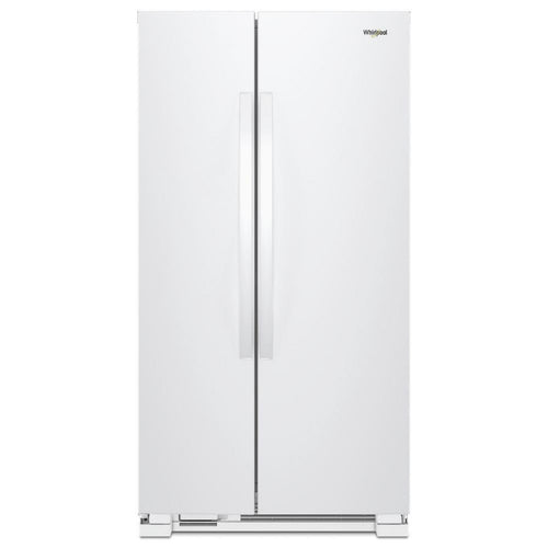 WHIRLPOOL 36-inch Wide Side-by-Side Refrigerator - 25 cu. ft. White - WRS315SNHW