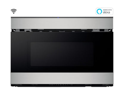 Asko SHARP 24 in. 1.2 cu. ft. 950W Sharp in Stainless Steel Smart Easy Wave Open Microwave Drawer Oven - SMD2489ES