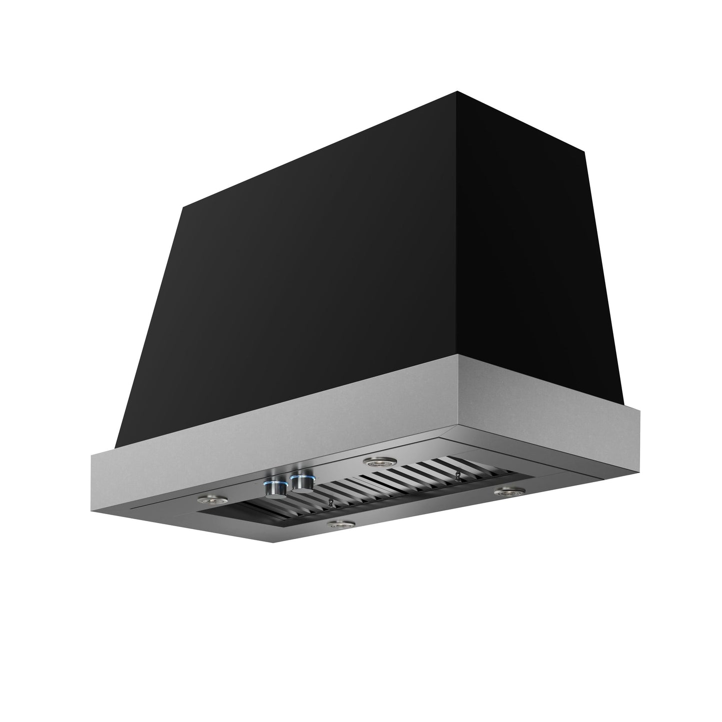 ELICA TORINO Range Hood wide - CFM Black On in Stainless Steel Look - ETNX48BL