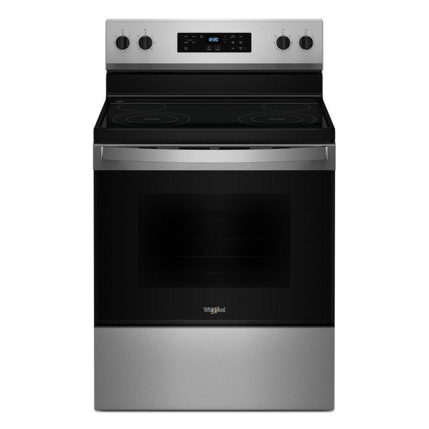 WHIRLPOOL 30-inch Electric Range with Self Clean in Stainless Steel - WFES3530RS