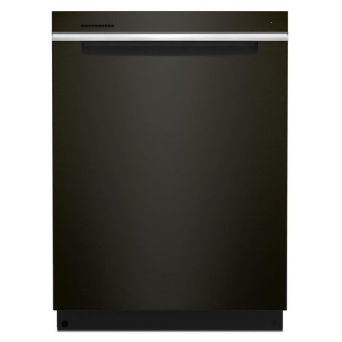 WHIRLPOOL Eco Series Quiet Dishwasher with a washing 3rd Rack & Water Repellent Silverware Basket Black On Stainless - WDPS7024RV