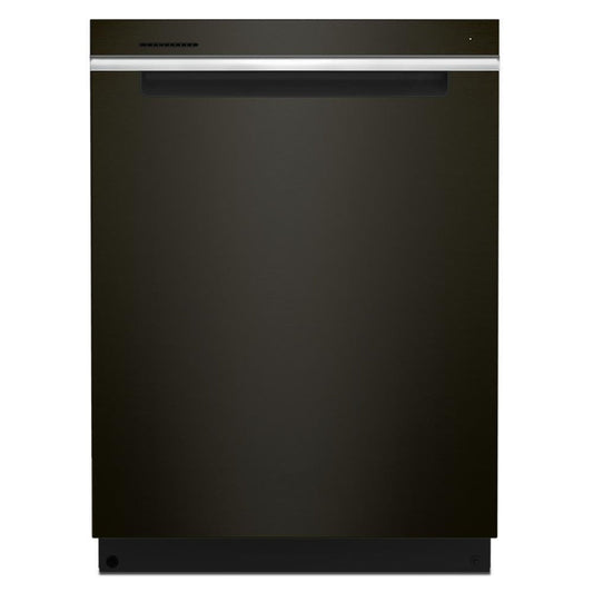 WHIRLPOOL Eco Series Quiet Dishwasher with a washing 3rd Rack & Water Repellent Silverware Basket Black On Stainless - WDPS7024RV