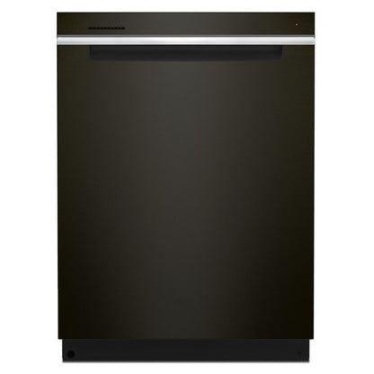 WHIRLPOOL Eco Series Quiet Dishwasher with a washing 3rd Rack & Water Repellent Silverware Basket Black On Stainless - WDPS7024RV