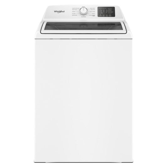 WHIRLPOOL 4.3 Cu. Ft. Whirlpool Top Load Impeller Washer with Quick Wash Cycle and Soft Close Glass Lid White - WTW4300SW