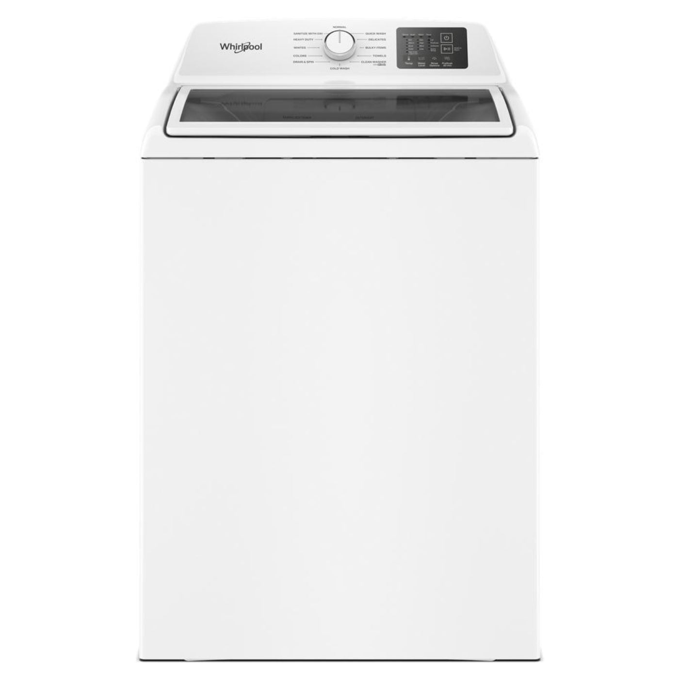WHIRLPOOL 3.5 cu.ft Long Vent Electric Stacked Laundry Center 9 Wash cycles and AutoDry White - WETLV27HW