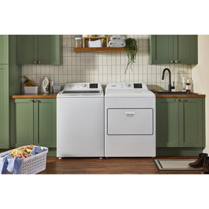 WHIRLPOOL 7.0 cu. ft. Gas Dryer with Adaptive Dry - Vented Top Load Matching White - WGD4107SW