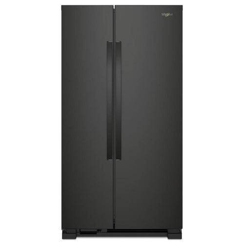 WHIRLPOOL 33-inch Wide Side-by-Side Refrigerator - 22 cu. ft. Black - WRS312SNHB