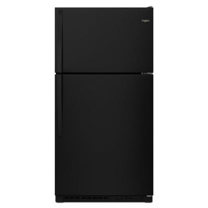 WHIRLPOOL 33-inch Wide Top Freezer Refrigerator - 20 cu. ft. Black - WRT311FZDB