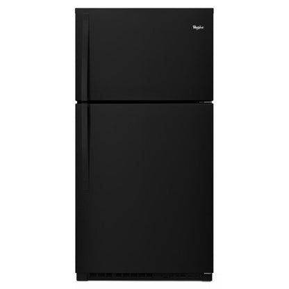 WHIRLPOOL 33-inch Wide Top Freezer Refrigerator - 21 cu. ft. Black - WRT541SZDB