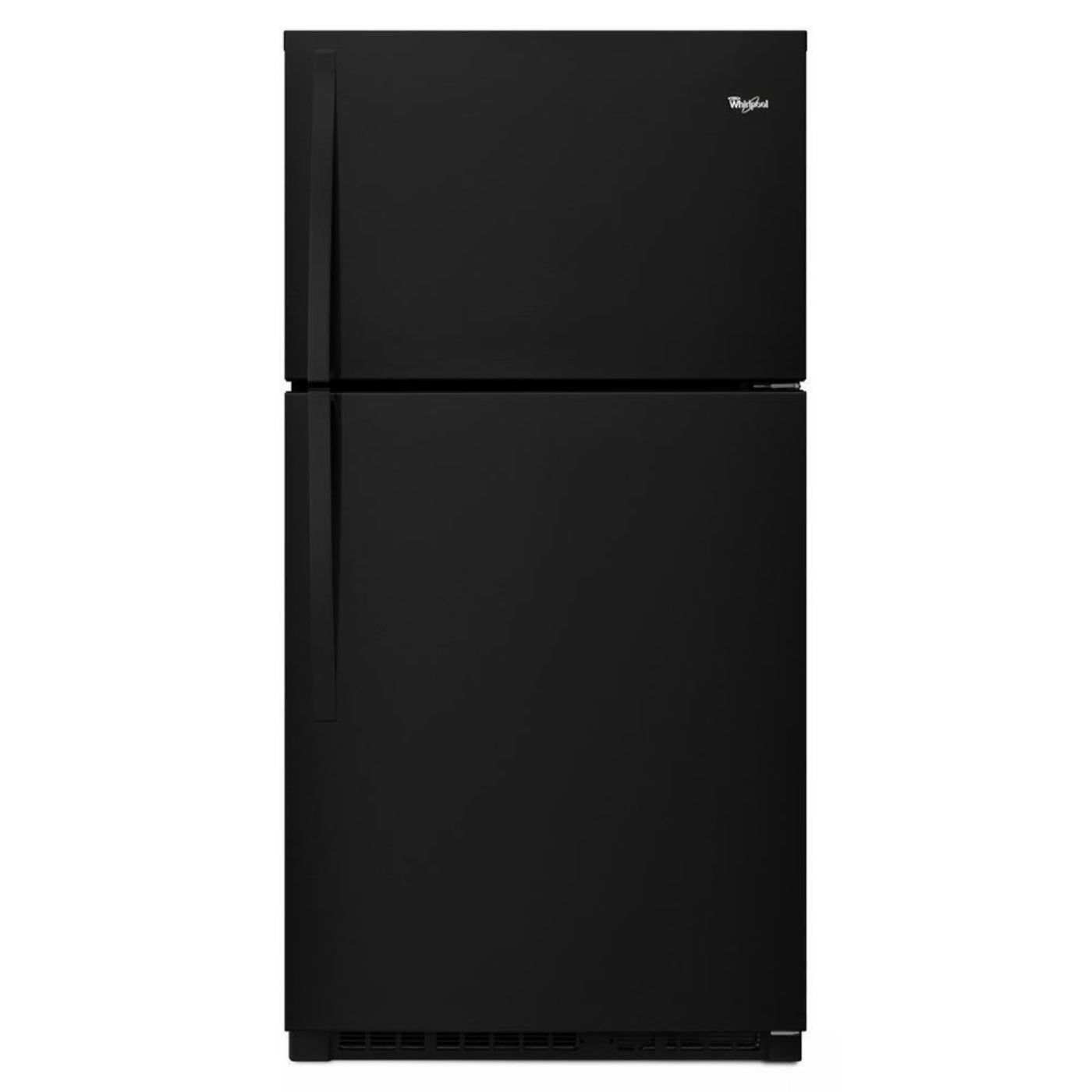 WHIRLPOOL 33-inch Wide Top Freezer Refrigerator - 21 cu. ft. Black - WRT541SZDB