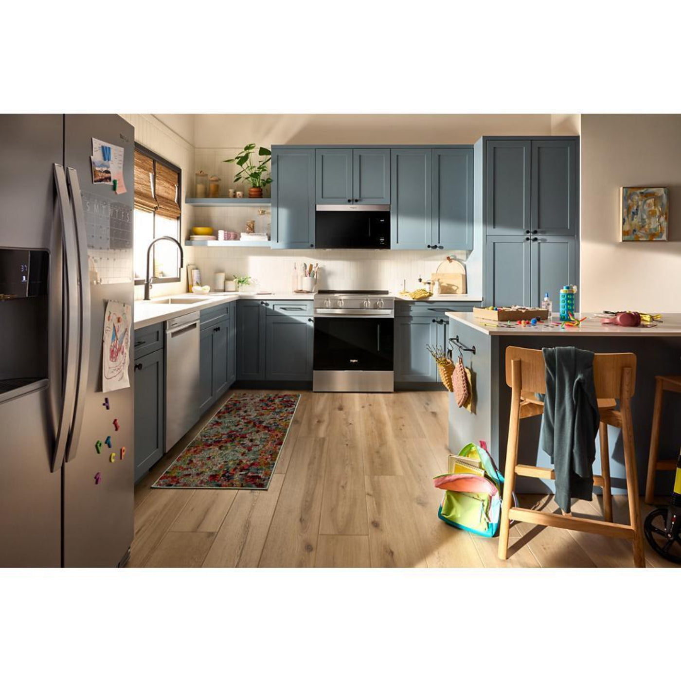 WHIRLPOOL 30-inch Electric Smart Range with Air Cooking Technology Stainless - WSES5030SZ